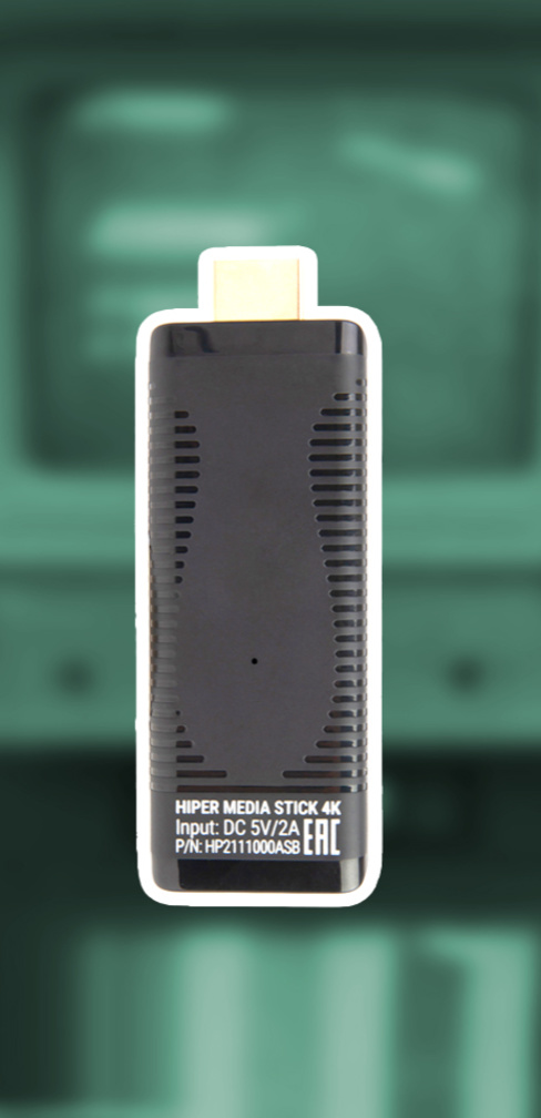 HIPER Media Stick 4K: компактный медиаплеер