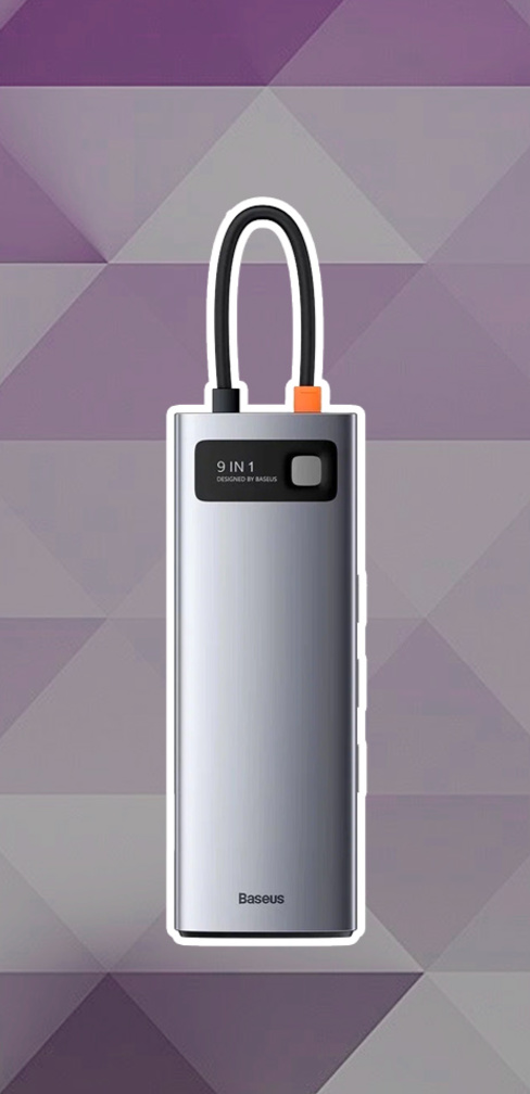 Baseus Metal Gleam 9 in 1: USB-хаб для всего