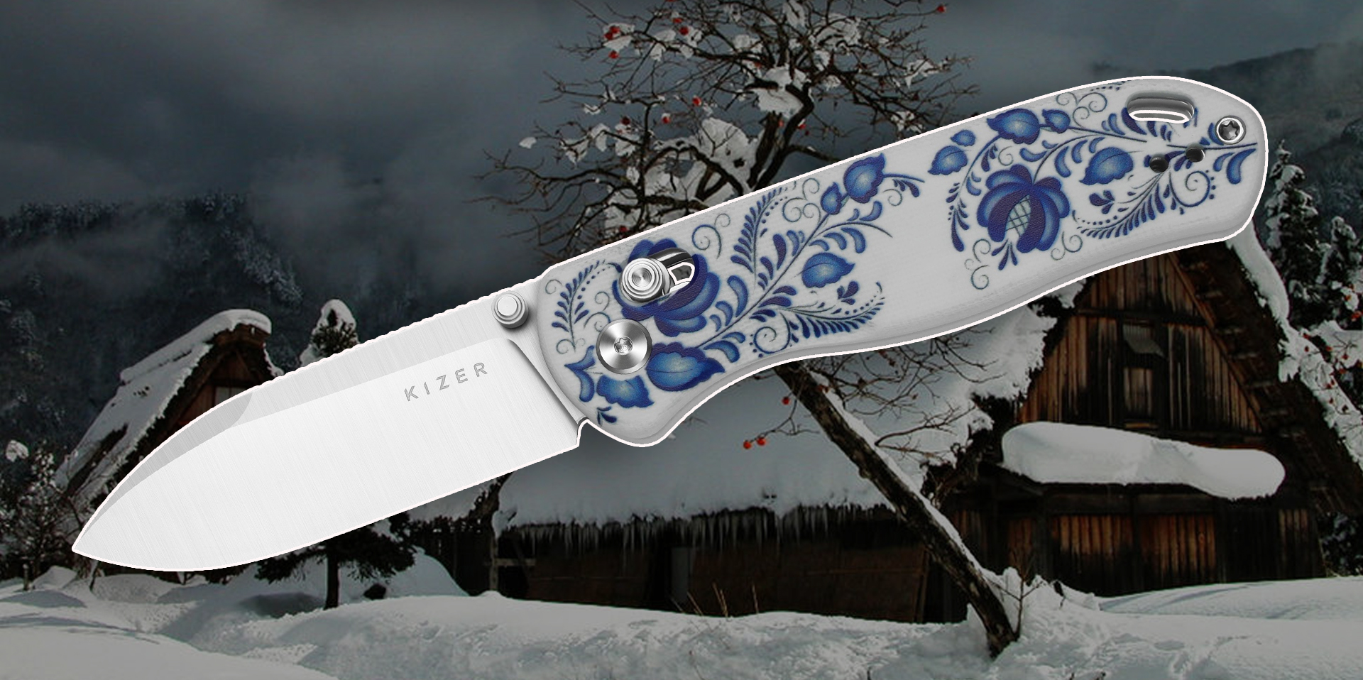 Kizer Russian Drop Bear Gzhel: дань традициям