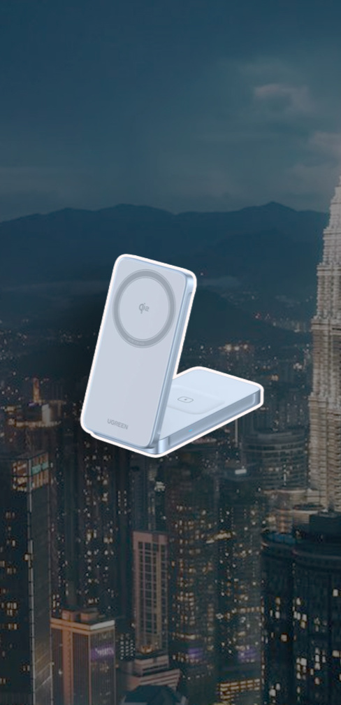 UGREEN MagFlow W756: 2-в-1 для Apple