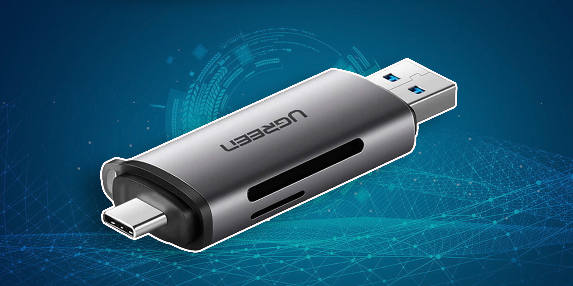 UGREEN CM185: OTG-картридер 2-в-1 