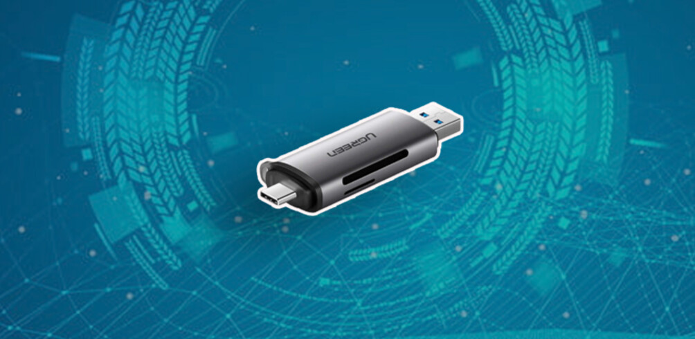 UGREEN CM185: OTG-картридер 2-в-1 