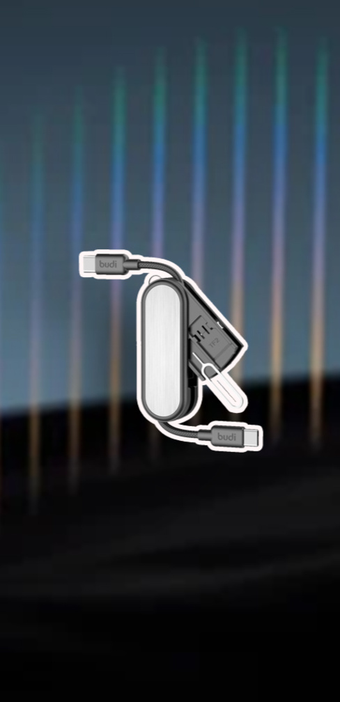 Budi Keychain: вместительный зарядный брелок