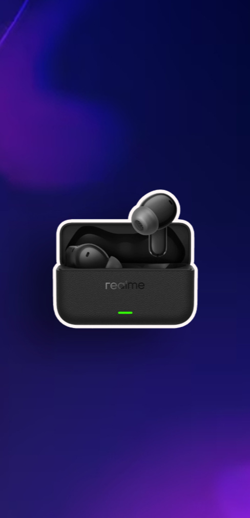 realme Buds T500 Pro: миникейс, максизвук