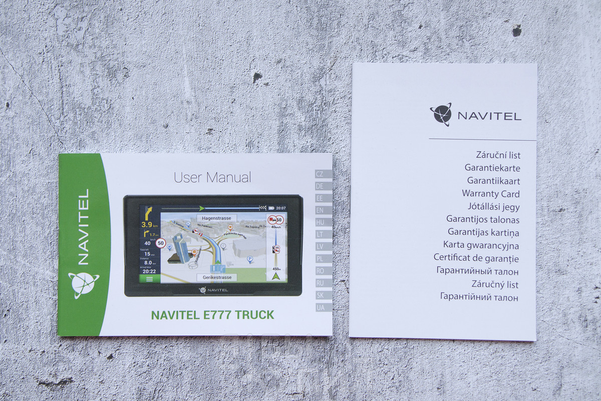 NAVITEL E777 TRUCK: большегрузная навигация